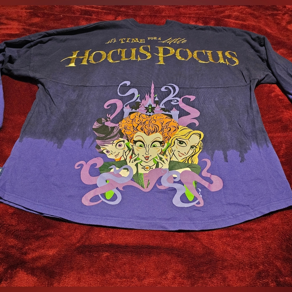 Disney Hocus Pocus Purple Spirit Jersey Shirt Adult Size XXL 2020